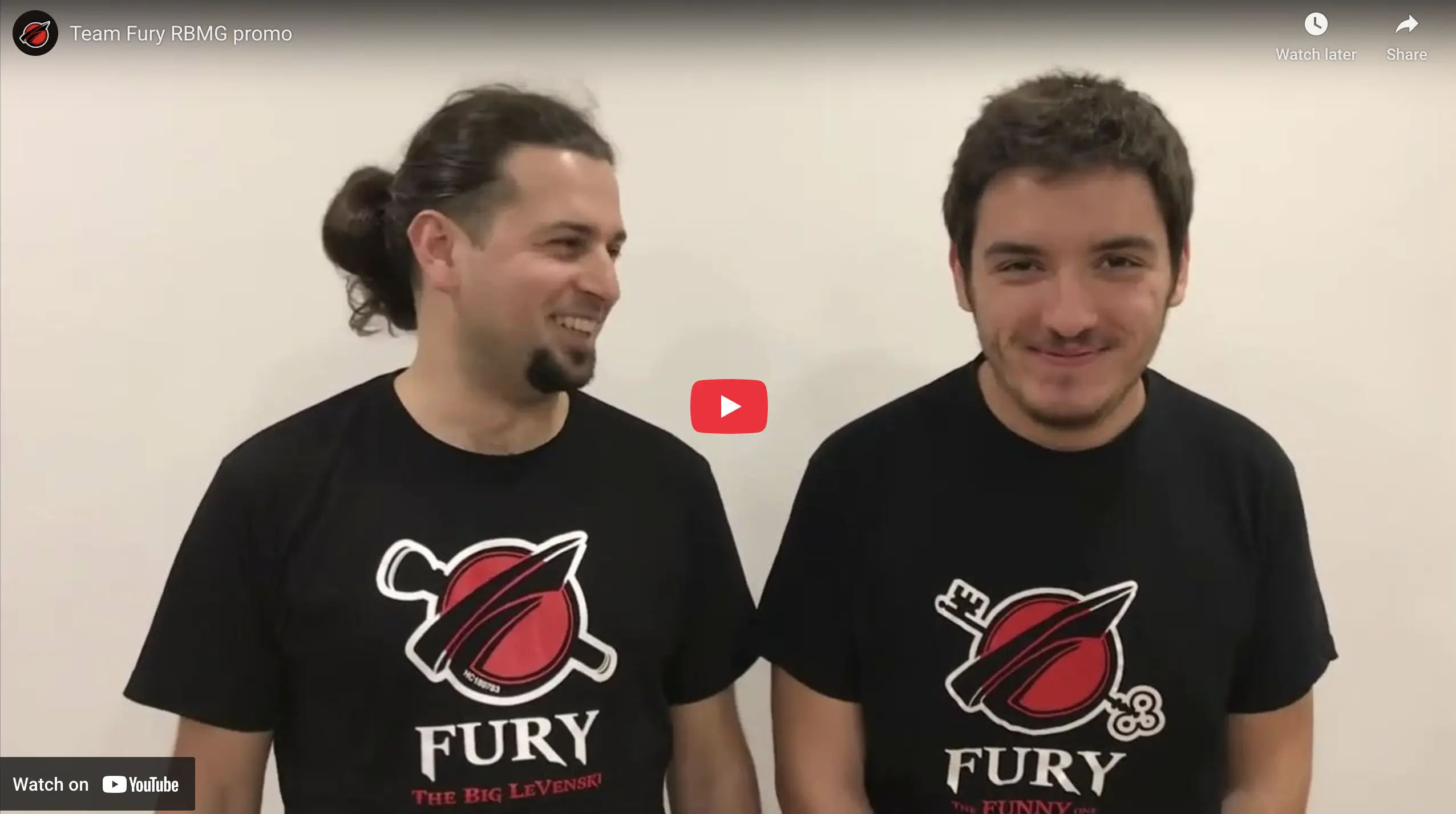 Team Fury RBMG promo